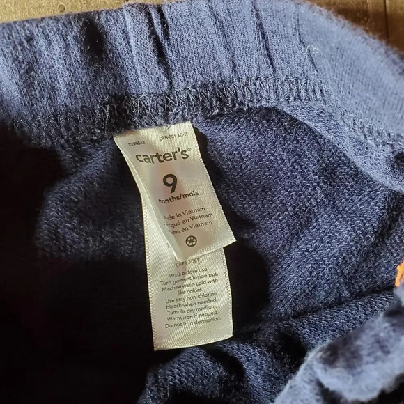 Carter's Baby Boy Size 9m Blue and Orange Casual Athletic Clothing Bundle - Picture 6 of 12